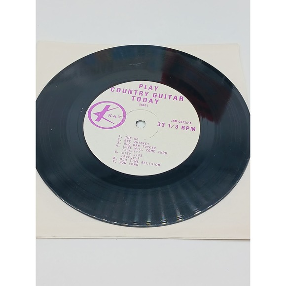 Vintage Kay Play Country Guitar Today w/ 33 Guitar Case Chord Book Learn to Play - Picture 9 of 14